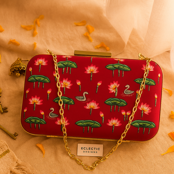 Miniature Hand Painted Lotus Pond