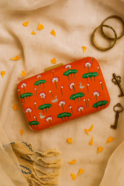 Miniature Hand Painted Lotus Pond