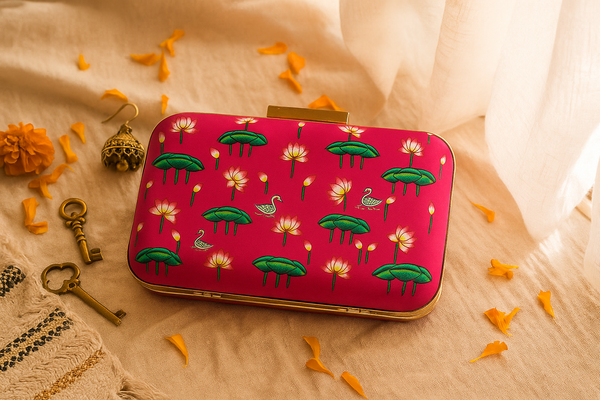 Miniature Hand Painted Lotus Pond