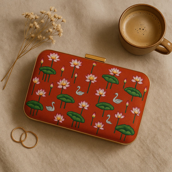 Miniature Hand Painted Lotus Pond