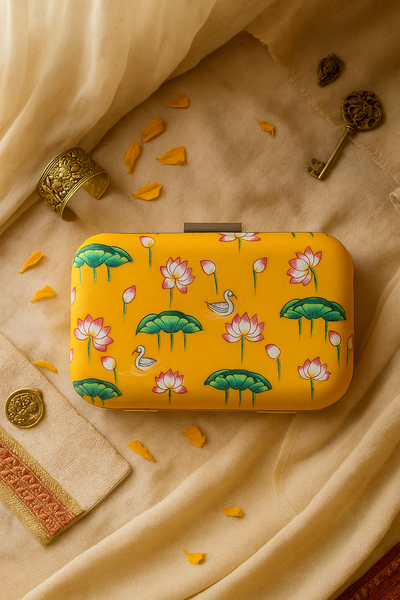 Miniature Hand Painted Lotus Pond