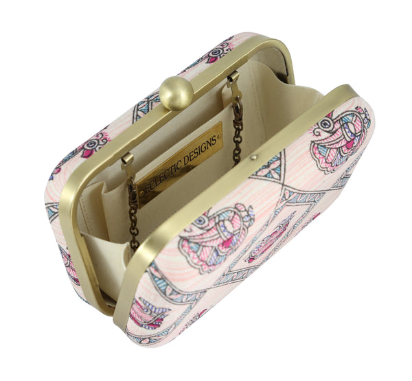 Hand Block Print: Peacock and Fish