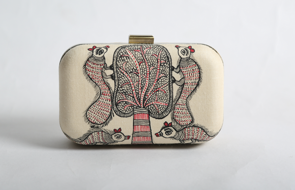 Madhubani Hand Painted Squirrels