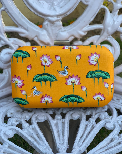 Miniature Hand Painted Lotus Pond