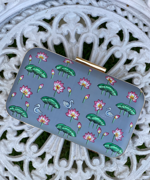 Miniature Hand Painted Lotus Pond