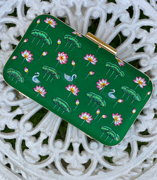 Miniature Hand Painted Lotus Pond