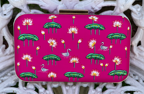 Miniature Hand Painted Lotus Pond