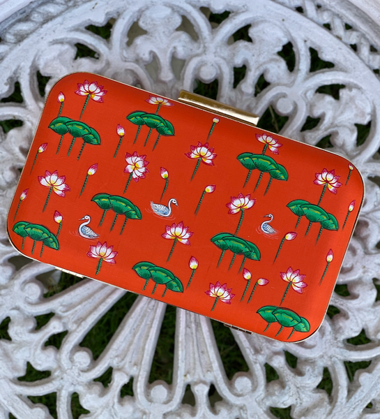 Miniature Hand Painted Lotus Pond