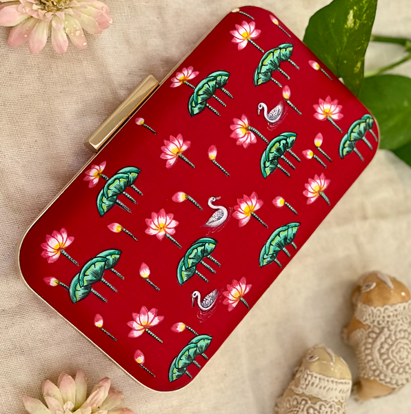 Miniature Hand Painted Lotus Pond