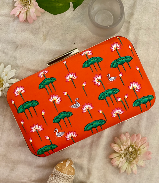 Miniature Hand Painted Lotus Pond