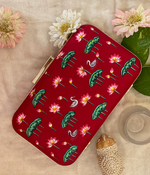 Miniature Hand Painted Lotus Pond