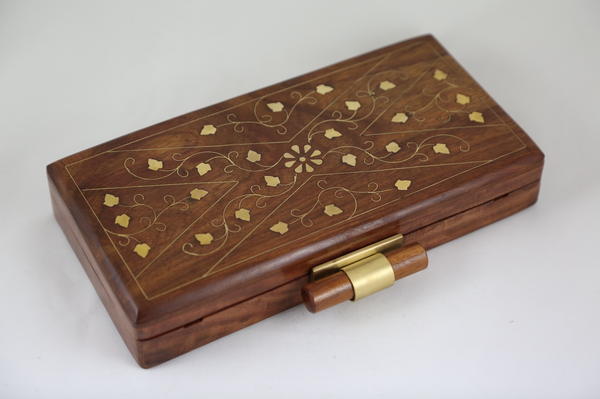 Sheesham Wood Inlay Clutch