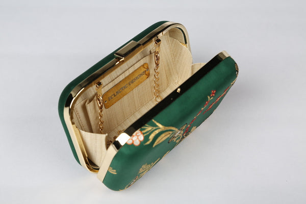 Hand Embroidered Aari Banarasi Green Veil