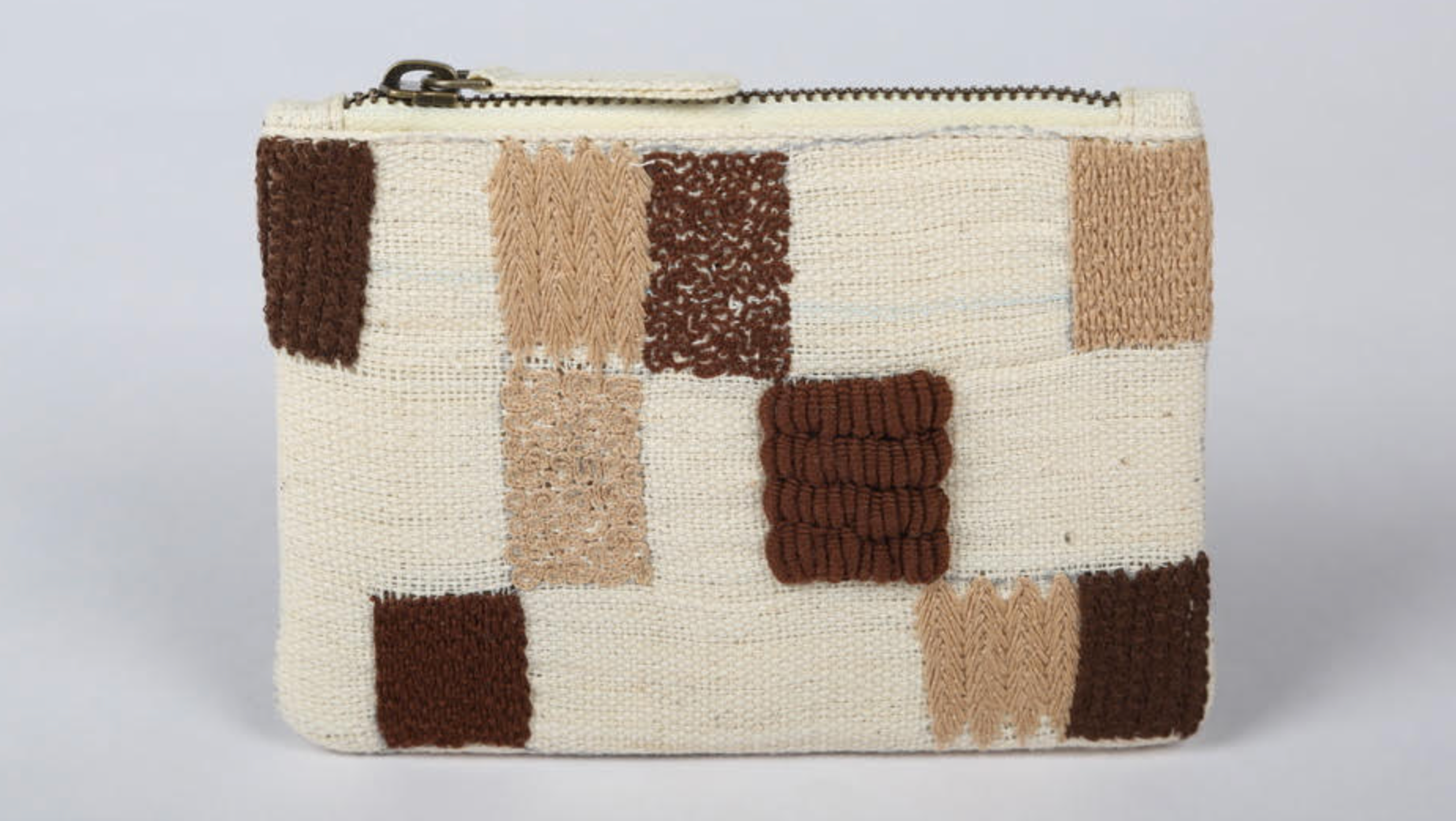 Square Patterned Money Pouch