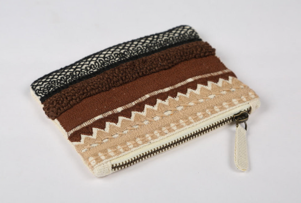 Lines Patterned Money Pouch