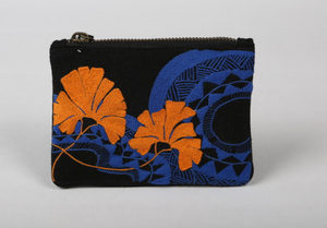 GeoFloral Patterned Money Pouch