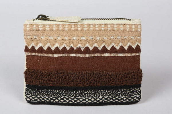 Lines Patterned Money Pouch