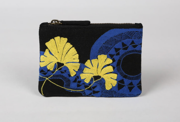 GeoFloral Patterned Money Pouch