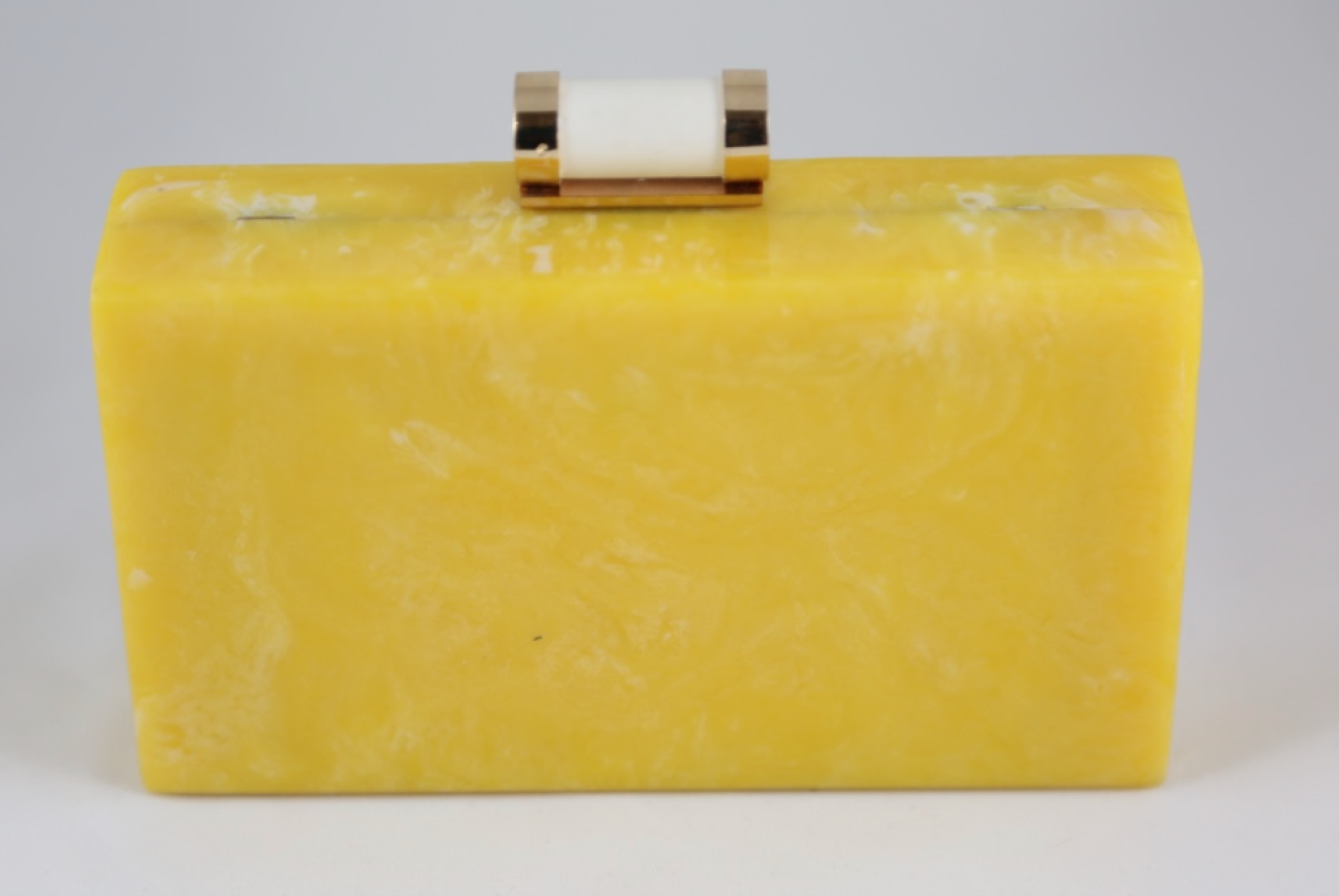 Acrylic Yellow Clutch