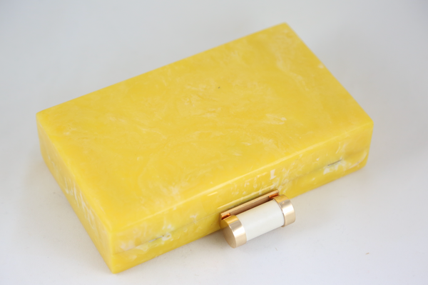 Acrylic Yellow Clutch