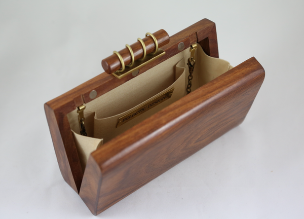 Sheesham Wood Clutch